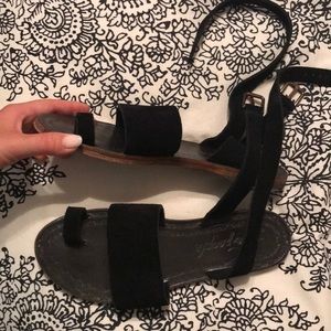 Free people Torrence black sandals.